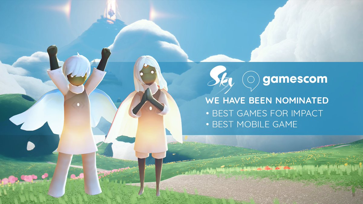 Sky has been nominated for #gamescom23 Awards 🙌

✅ Games for Impact
✅ Best Mobile Game.

We'd love your support! Vote here: bit.ly/SkygamescomAwa…