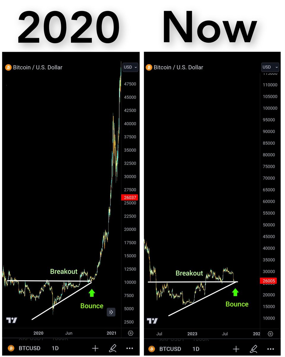 BFThodler's tweet photo. Are we near??
History tends to repeat itself 

#bfthodler #Bitget #Bitcoin #bullrun #XAUUSD #BRICSSummit2023 https://t.co/OwKoR0BMwQ