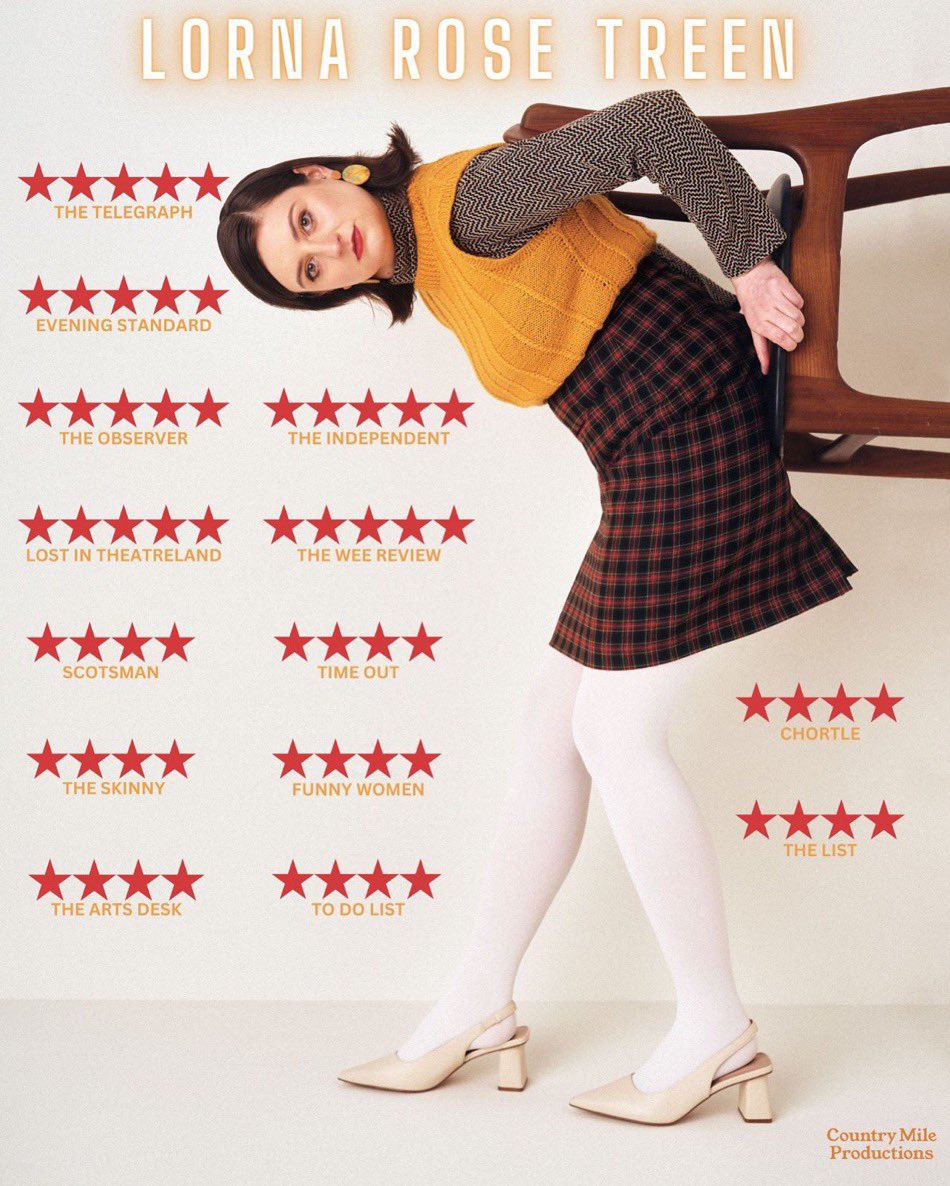 I now completely get why #SkinPigeon by Lorna Rose Treen is the hottest ticket in town. So original, funny and endearing. Deserves all the rave reviews 👏@lornlornlors #EdFringe