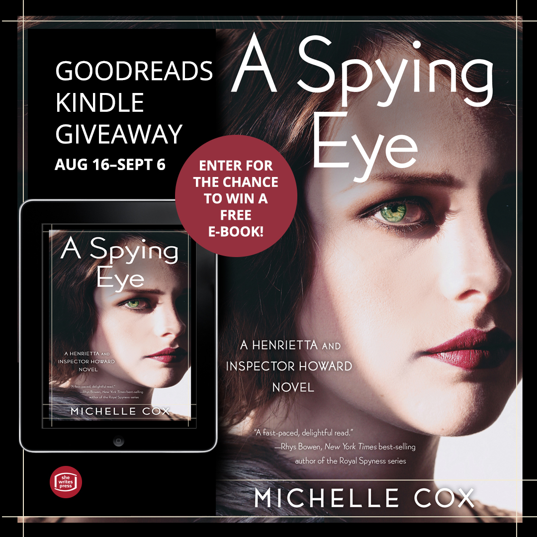 Win a free Kindle copy of A Spying Eye by @michellecox33! Enter the @goodreads Giveaway here! bit.ly/3QgQmKf