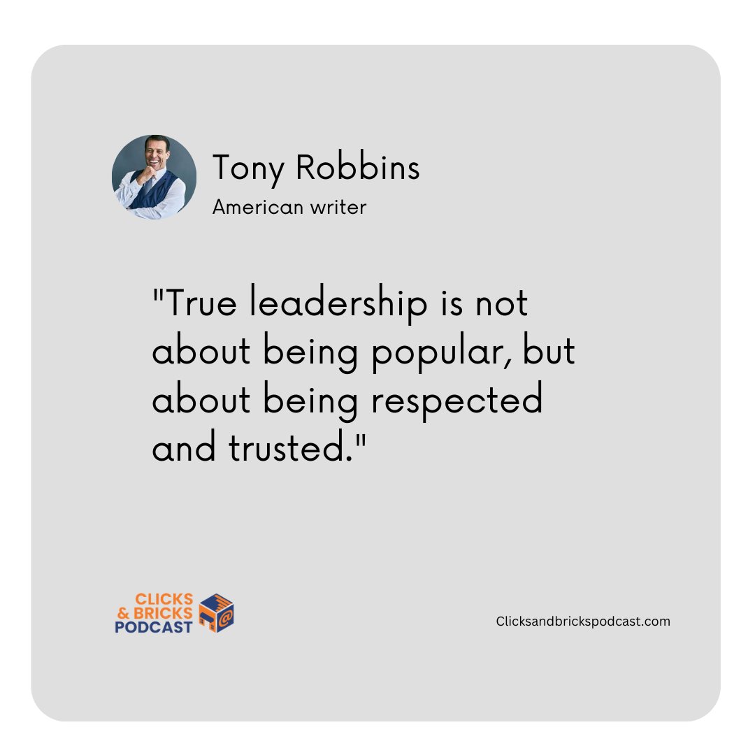 🤝 In a world where trends come and go, true leadership stands the test of time. It's not measured by the number of followers or likes, but by the depth of respect and trust you earn from those you lead.
#TrueLeadership #Respect #Trust #LeadershipQualities