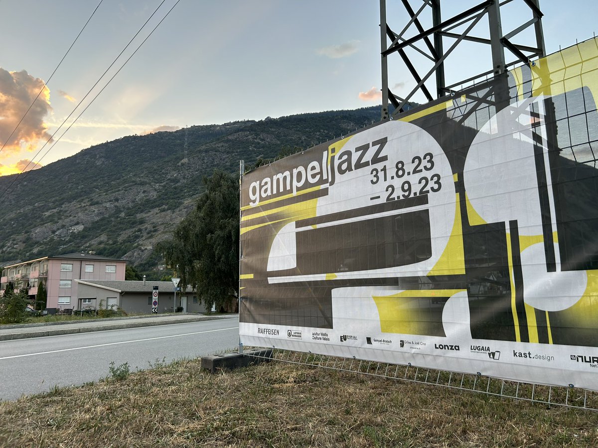 gampeljazz's tweet photo. Die Plakate stehen. Und die Vorfreude steigt. #gampeljazz https://t.co/J3LDYQGagq