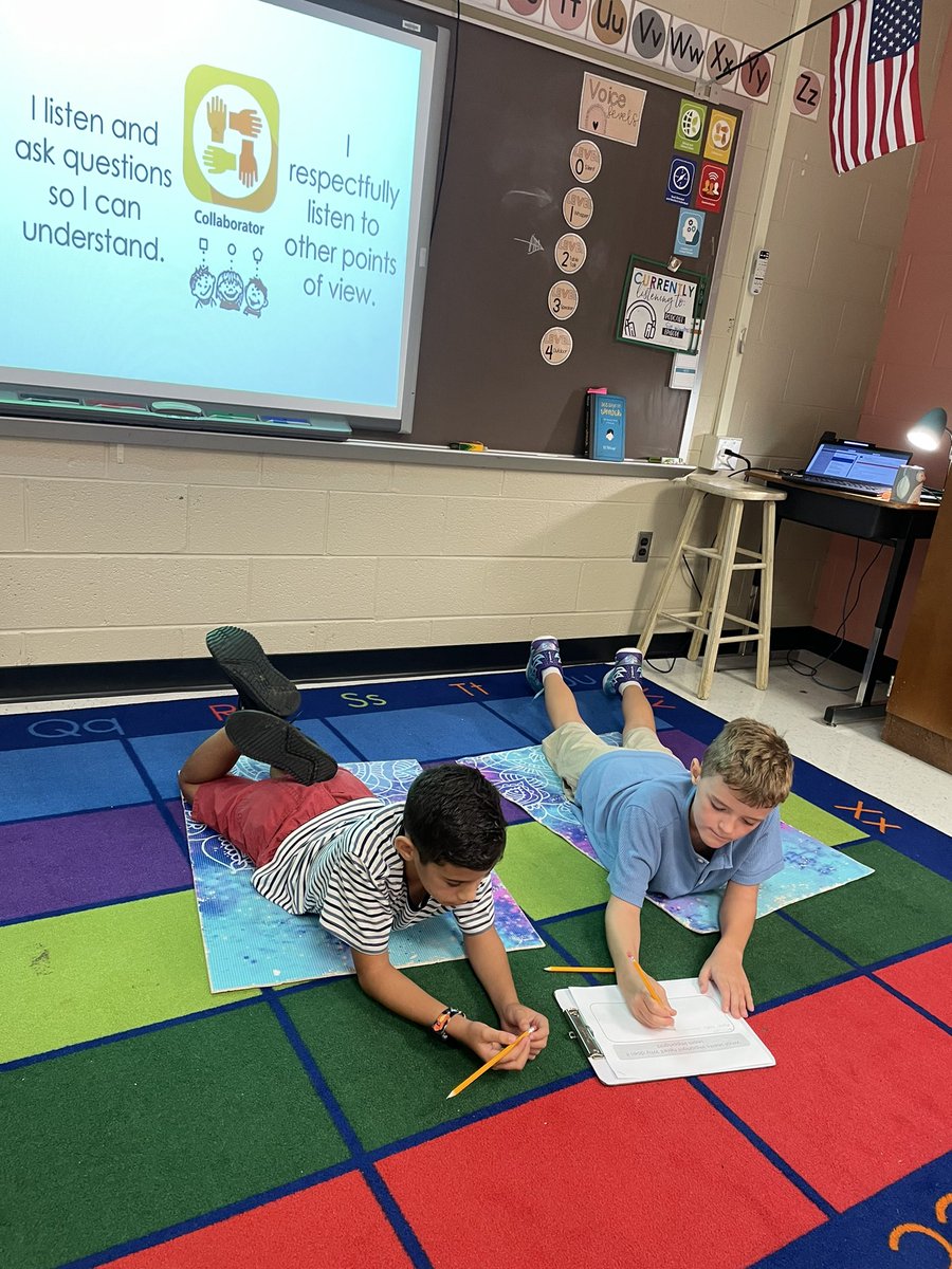 MrsEvans03's tweet image. Yes it’s day 2 of school and YES we started prepping for our first Socratic seminar while tying in POG and starting to think of evidence we are going to collect for our POGPOL’s. This group of kiddos are eager and ready to learn! @centreridgees #POGPOL 💙💛🐏