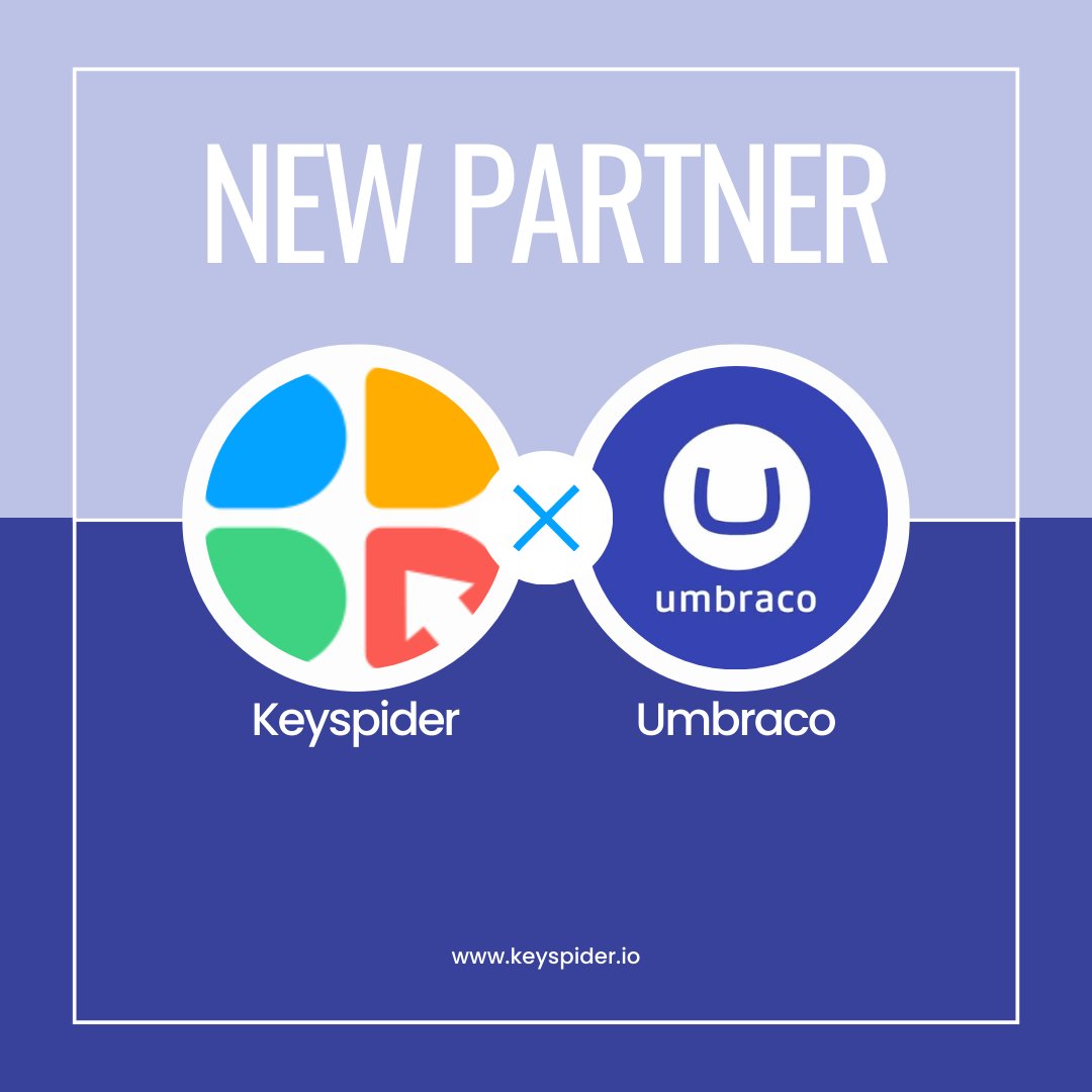 keyspidersearch's tweet photo. New partner 🤝
Welcome aboard, @umbraco ! 🚀
A Content Management System (CMS) that's fully extendable, highly customizable, and incredibly user-friendly. 💻✨
Dive into the details here: https://t.co/QdRzcwourq
Give them a try 👉 https://t.co/OffYM77Gfn
#Keyspider #Umbraco https://t.co/sDnsXWvxtK