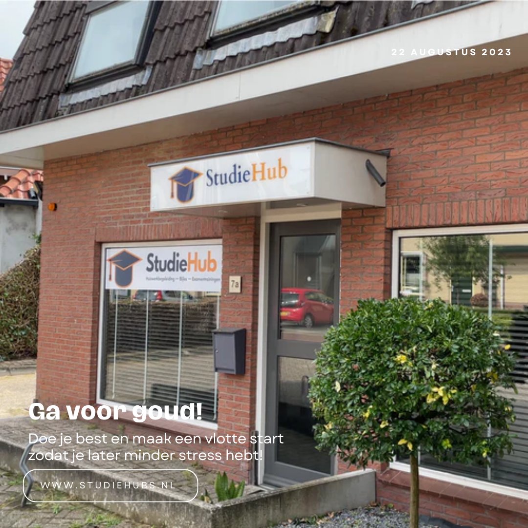 Studie_Hub's tweet photo. Een nieuw jaar, nieuwe kansen!

Vandaag hebben de meeste leerlingen hun eerste lesdag van het schooljaar gehad. Ook wij gaan deze week weer van start. Mocht je dus ergens hulp bij kunnen gebruiken, dan weet je ons te vinden!

Wij wensen jullie allemaal héél veel succes! https://t.co/ijf3jG9l9f