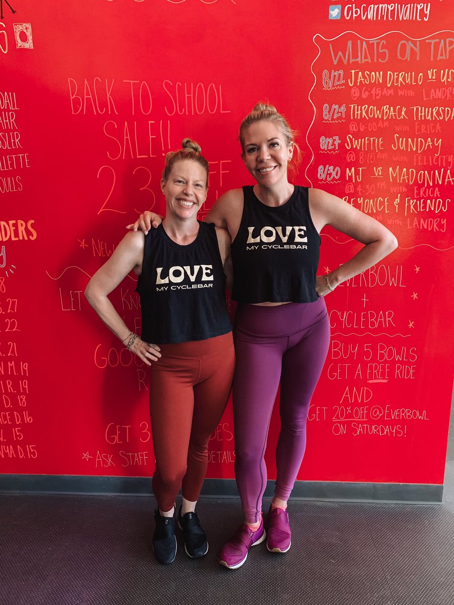 CyclebarV's tweet image. We love seeing y’all ROCK your CycleBar merch in class. Speaking of merch..

We are having a 30% off sale on select items in studio! Come check out the clearance rack and grab your favorite items before they are gone!

#cyclebar #cycle #fitness #sandiego #sandiegofitness #spin