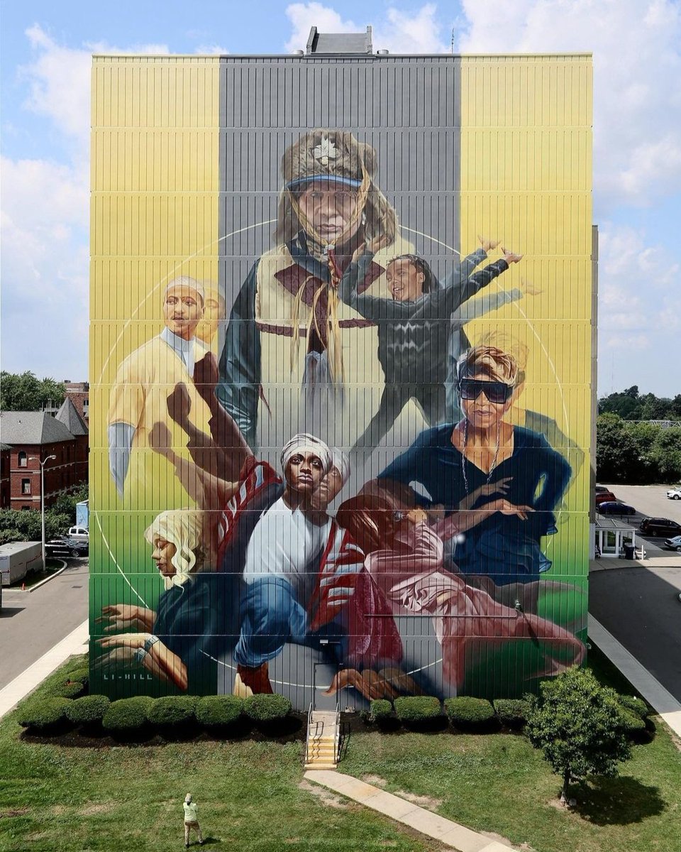 'What is here' by Canadian Aaron Li-Hill in Buffalo (NY), USA (2023) #lihill #lamolinastreetart | photo via artist