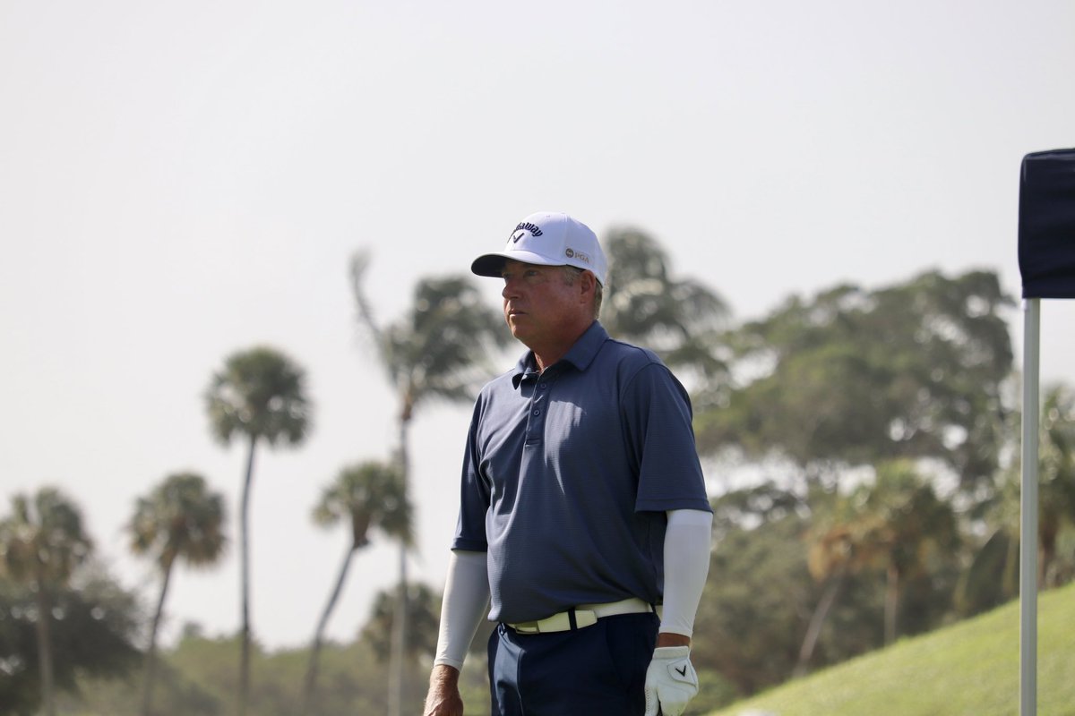 southfloridapga's tweet photo. It is a battle for the top-8 spots after todays opening round!πͺ
David Ladd, PGA holds the lead, carding a 6-under 66!π
#SeniorSectionChamp https://t.co/YRmJZneuy7