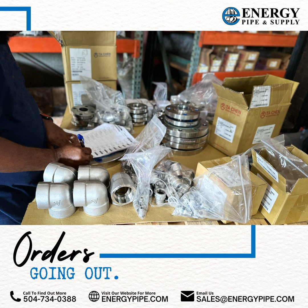 energy_pipe's tweet photo. At Energy Pipe &amp; Supply, we put in the work so you don't have to. Call us today and we'll get you the piping products required for any job.
#pipe #valves #pipefittings #pipingproducts https://t.co/fcl7AOFeGi