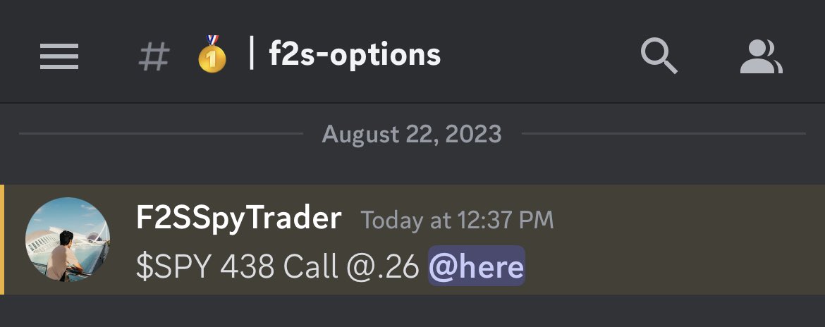 F2SSpyTrader's tweet photo. As a trader your goal is to await perfect setups and capitalize. Therefore I did just that today and only took a single play.

64% on $SPY Calls ✅

Discord in Bio 💨
$SPX // $SPY // $QQQ // $BTC https://t.co/GQrPA0FQEy