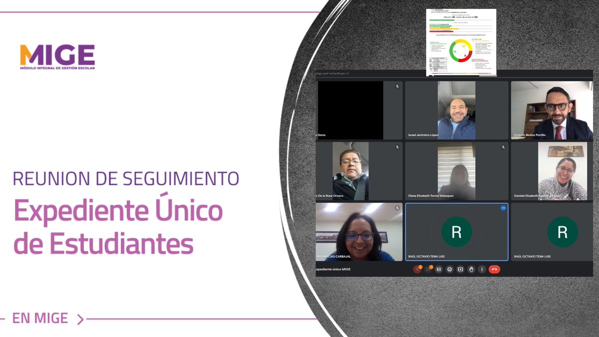 israeljero's tweet photo. Hoy llevamos a cabo una Reunión de Seguimiento con diversos actores de la SEMS, con el propósito de abordar los avances del Expediente Único de Estudiantes en #MIGE. Esto nos permitirá seguir avanzando hacia la simplificación y agilización de la atención a la comunidad académica.
@alfredodelmazo @geramonro05