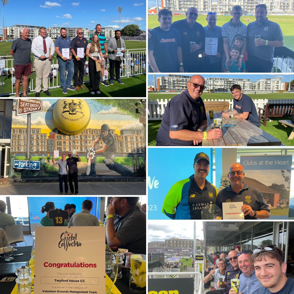RossOpie's tweet photo. Up The @TwyfordHouseCC 🙌👍🏏 Volunteer award winners…love this club and the Twyford Family, proud to be part of the BS11 Fam 🙌😍🏏🦡🍺 #Tuesdayawardceremonys #GoGlos #Twyfordfamily https://t.co/ue3pExTEpU
