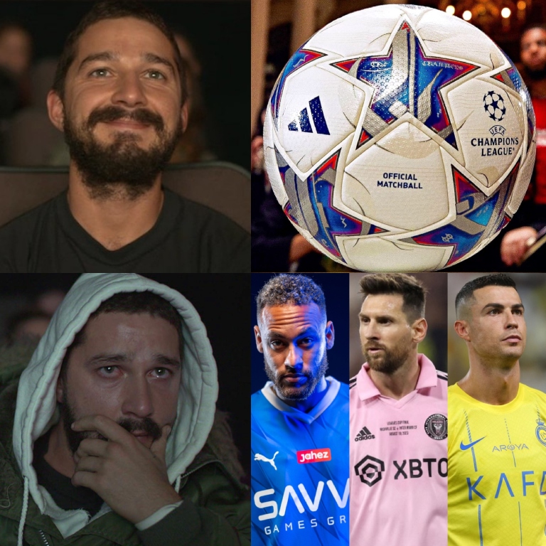Cuando ves el nuevo balón de la Champions, pero recuerdas que será la primera Champions en muchos años sin Messi, sin Cristiano y sin Neymar.
