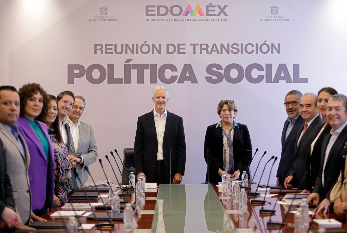 En la reunión de transición del día de hoy con la Gobernadora Electa, <a href="/delfinagomeza/">Delfina Gómez A.</a>, tratamos los temas relacionados con la política social.