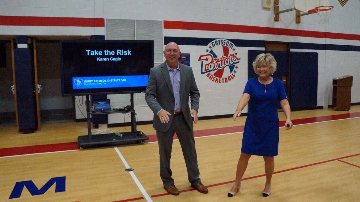 Thanks to <a href="/KarenCagle11/">Karen Cagle</a> and <a href="/AlisaBraddy/">Alisa Braddy</a> for being with <a href="/KirbySD140/">KSD 140</a> for our opening institute. Everyone left motivated! See the Blue! <a href="/ModelSchoolsHMH/">The Center for Model Schools</a>