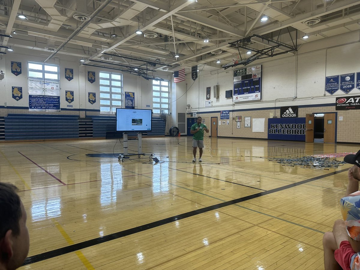 MrsRodgers707's tweet photo. What a day! County wide PE PD day!
@LGaphardt and I expanded our PLN, learned some awesome rope jumping tricks, and got more info on #CAPSINSCHOOLS @BCPSPhysEd @Mr_KettererPE https://t.co/TKFCpZKzTb