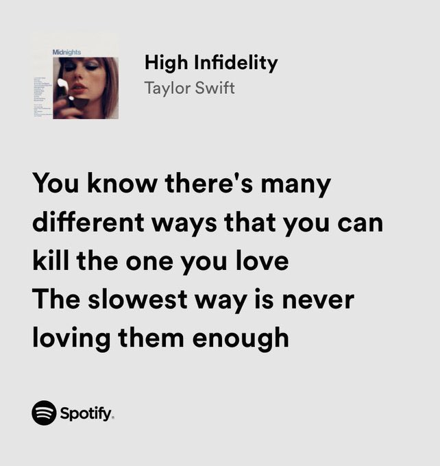 taylor swift always hits hard..