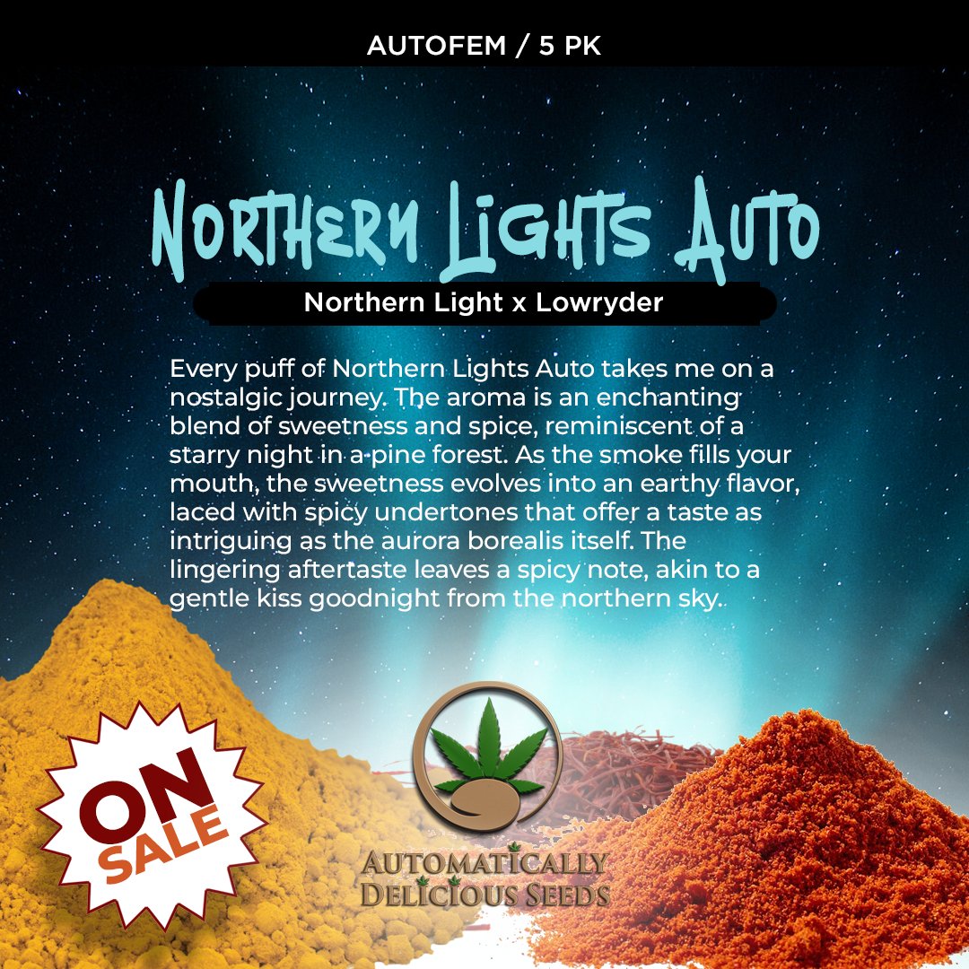 AutoDelish's tweet image. Offering robust growth, fast flowering, and deeply calming effects. It’s not just delicious, it’s automatically so. See for yourself:  bit.ly/auto-delish-se…

#Cannabis #CannabisCommunity #cannabislife #420friendly #cannabisgrowers #seedsherenow #autodelish