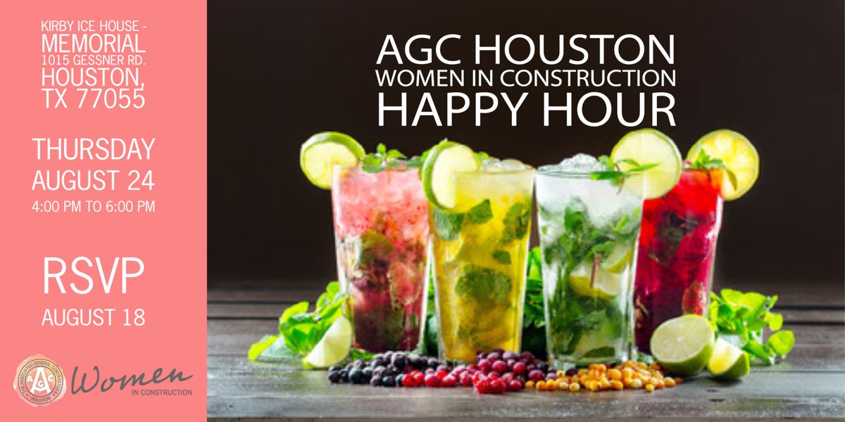 Are you registered for our Women in Construction Happy Hour on August 24th? You don't want to miss this exclusive opportunity to connect with fellow trailblazers in the industry.
members.agchouston.org/calendar/Detai…