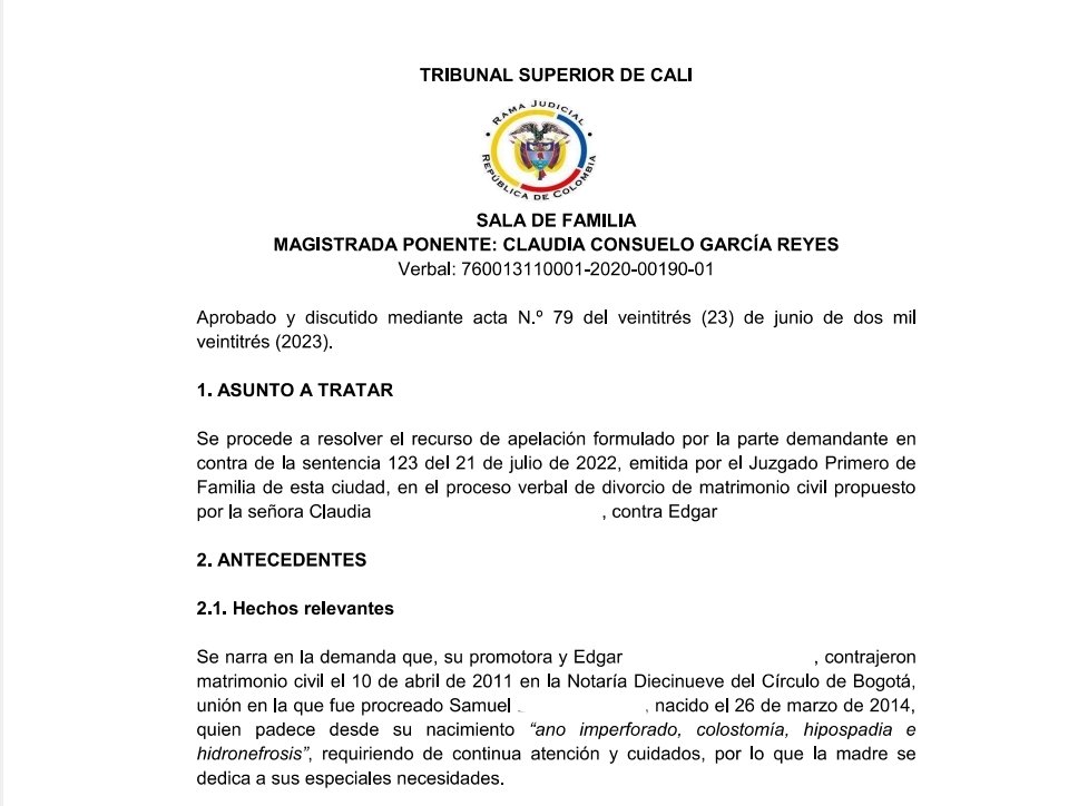 JurisprudenCol's tweet photo. DIVORCIO DE MATRIMONIO CIVIL / RELACIONES SEXUALES EXTRAMATRIMONIALES DE UNO DE LOS CÓNYUGES / ALIMENTOS POR PARTE DEL CÓNYUGE CULPABLE DE LA RUPTURA. 

 lo ha dicho la corte suprema de justicia, “basta una unión sexual ilegitima de suyo capaz de vulnerar la obligación de reciproca fidelidad que se deben quienes son casados entre si” así mismo y en cuanto a las relaciones sexuales es pertinente aclarar la imposibilidad de afirmar que únicamente son constitutivos de ella y ostentan tal naturaleza los actos acabados, la mayoría de las veces de imposible o difícil demostración, sino también todo comportamiento erótico realizado por fuera del orden matrimonial, pues si ello no tiene la virtud de colocar en tela de juicio la legitimidad de los hijos, entre otras, una de las razones de política legislativa para la consagración del deber de fidelidad si constituye atentado grave pudiendo generar la sanción que corresponde a su violación. 

La legislación civil y la jurisprudencia de las altas Cortes dejan por sentando que, mientras se encuentre vigente el vinculo matrimonial, toda conducta que trasgreda ese deber de fidelidad, con las exigencias señaladas, implica irrefutablemente que se configura tal causal. 

Siendo muy importante resaltar que el legislador no justifica dicha falta, ni le resta mérito por confluir una causal de justificación, tal como la acogida por la a quo. 

En cuanto a los alimentos Sin embargo, para su concreción además del vínculo de parentesco o un supuesto que origine la obligación, es necesario acreditar (i) la necesidad, entendida como que el peticionario carezca de medios para proporcionárselos y, por consiguiente, requiera los alimentos que demanda; y (ii) la capacidad, que la persona a quien se le piden alimentos tenga los recursos económicos para suministrarlos. Sobre estos aspectos, la sentencia C-237 de 1997, dispuso:

 "El deber de asistencia alimentaria se establece sobre dos requisitos fundamentales: la necesidad del beneficiario y la capacidad del deudor, quien debe ayudar a la subsistencia de sus parientes, sin que ello implique el sacrificio de su propia existencia (T-506 de 2011 la Corte Constitucional)

https://t.co/fODRkZ4UJN

Portal de actualización Jurisprudencial. Solicita tu suscripción aquí 👉 https://t.co/ZLnIInUBHO