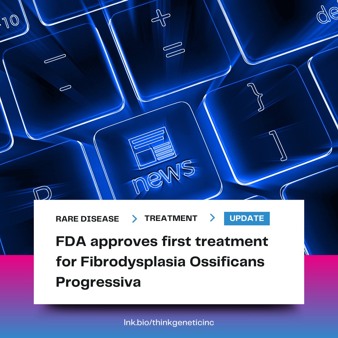 FDA  approved the first drug for patients with fibrodysplasia ossificans progressive  -  a rare, autosomal dominant disease. The FDA granted this approval to @IpsenGroup 

Read the <a href="/US_FDA/">U.S. FDA</a> Announcement at loom.ly/VCXsQ6Q 

#raredisease  #Fibrodysplasia #FDA #FOP