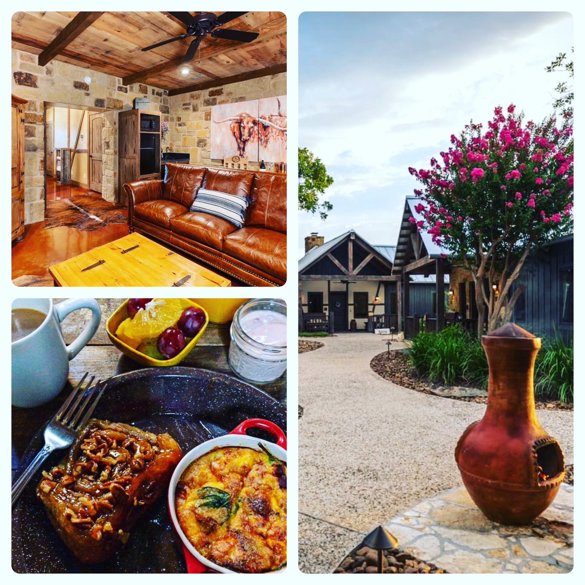 ⭐⭐⭐⭐⭐
Diamond in the Hill Country! Browse our beautiful cabins & cottages & book your stay! Book a 2-night stay (Mon - Thurs) through September 21 & get 15% off your lodging & a $50 dining credit to Cabernet Grill! Use code SUMMERDEAL 
cottonginvillage.com/lodging