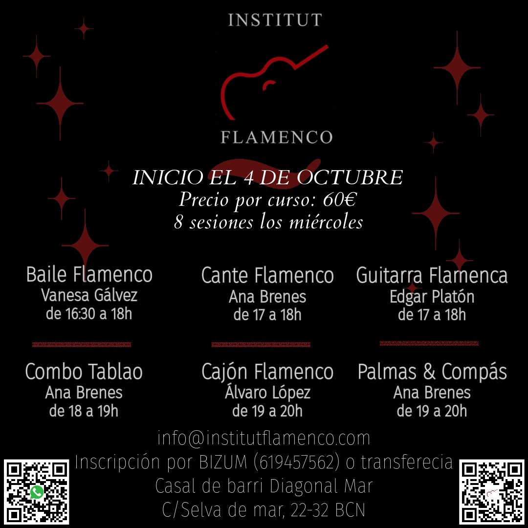 insflamenco's tweet photo. Volvemos con las clases regulares en octubre!! Este curso hemos acogido a 50 alumnos y os damos las gracias. 🙏🎼

Durante el nuevo curso habrán muchas novedades estaros atentos porque os va a gustar 😉 🆕 https://t.co/G5g8cfLZof