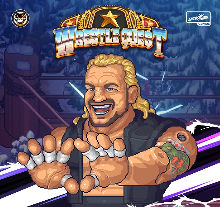 WrestleQuest debuts today and I've got a handful of Steam Codes for it! Give me a 'BANG!' if you want one! DDP💎