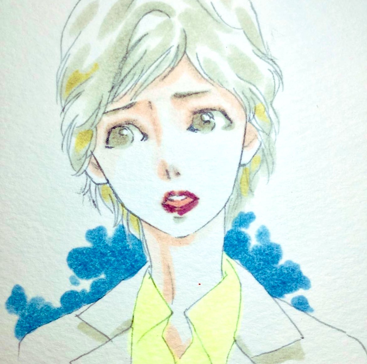 「あらためて おはようですだいぶ前に描いた科捜研のマリコ 」|河内実加🌕のイラスト