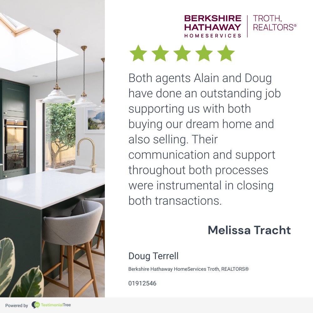 DougTerrell3's tweet image. 💥#testimonial💥
😍Our clients are the BEST!!! 😍
Thank you, Melissa! We appreciate you!!!🌟
THE TERRELL TEAM...Proven Real Estate Professionals.
661-803-0269  DRE# 01912546