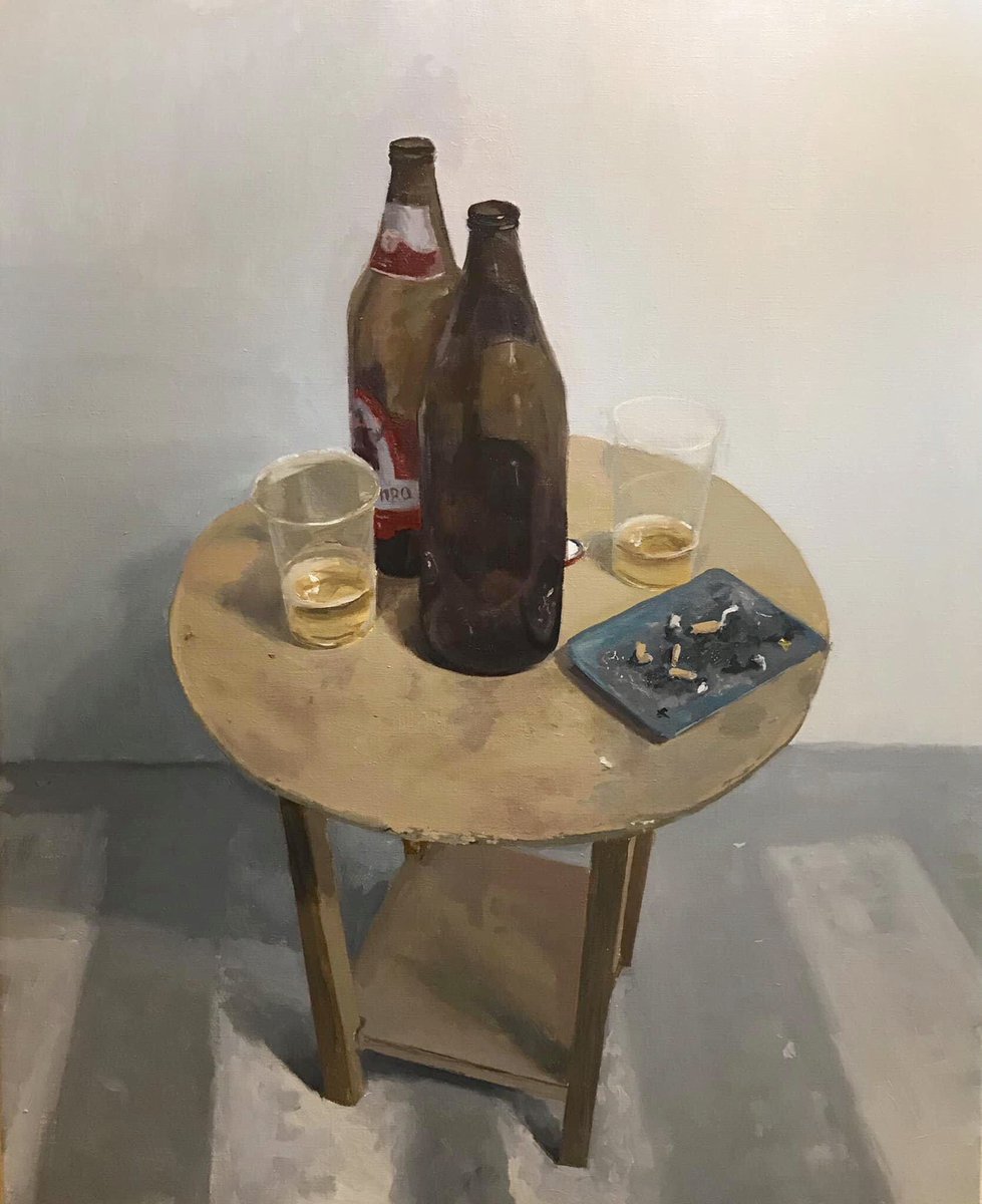pepebaenanieto's tweet photo. Bodegones con @Cruzcampo , óleos sobre lino . https://t.co/er4Ox5H1Ww