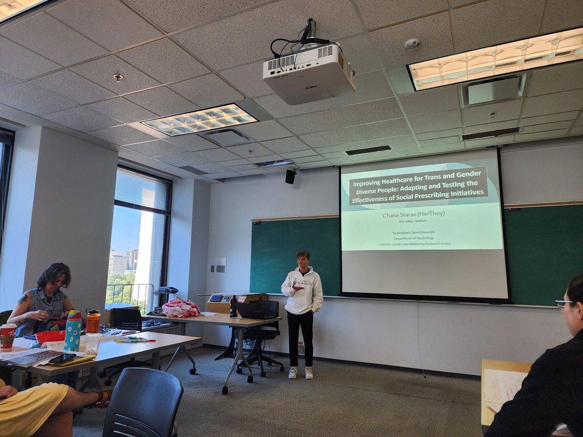 INQYR_'s tweet photo. We're kicking off our UK-Canada student presentation day with our first presenter, Chase! https://t.co/6DXcYPG9i1