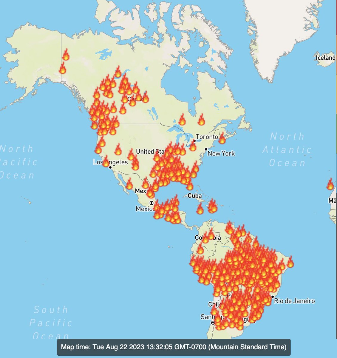 azaplitny's tweet image. Why in the world would we have so many Active Fires right now in the SE United States?  ...BTW, is anyone apprehending the arsonists? 🤨 Don't the Climate Activists care about this polluting the environment? 👀
#WunderMap #WeatherUnderground #ClimateHoax #ClimateTerrorism