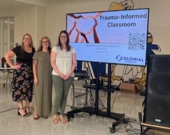 Working hard to shift the mindset of educators to become trauma informed in order to better support students in all grades. Thank you <a href="/NazarethAreaMS/">NASD Middle School</a> for inviting us to present Trauma Informed Classrooms to the Nazareth Area School District faculty.