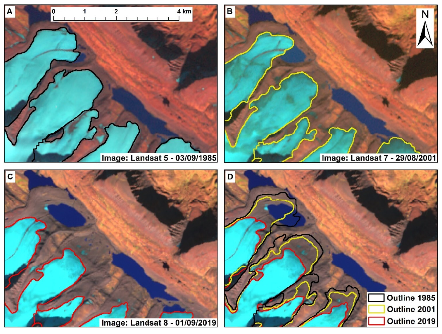 Exciting news! Our latest paper titled 'Glacier Area Changes in the Arctic and High Latitudes Using Satellite Remote Sensing' has been published in the Journal of Maps. #GlacierChanges #RemoteSensing #GoogleEarthEngine 
doi.org/10.1080/174456…