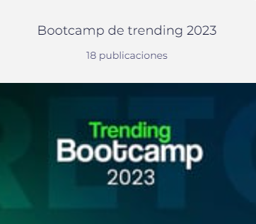 somoscdi's tweet photo. Es hora de poner en práctica lo aprendido en #BootcampTrending 2023, Si haces parte de nuestra #comunidad en Campus ya lo encuentras disponible!
Al final del documento podrás descargarlo e imprimir
Manos a la obra! Lo que con mucho trabajo se adquiere, más se ama 💚
Go Go 🔥 https://t.co/wDvcQi01xh