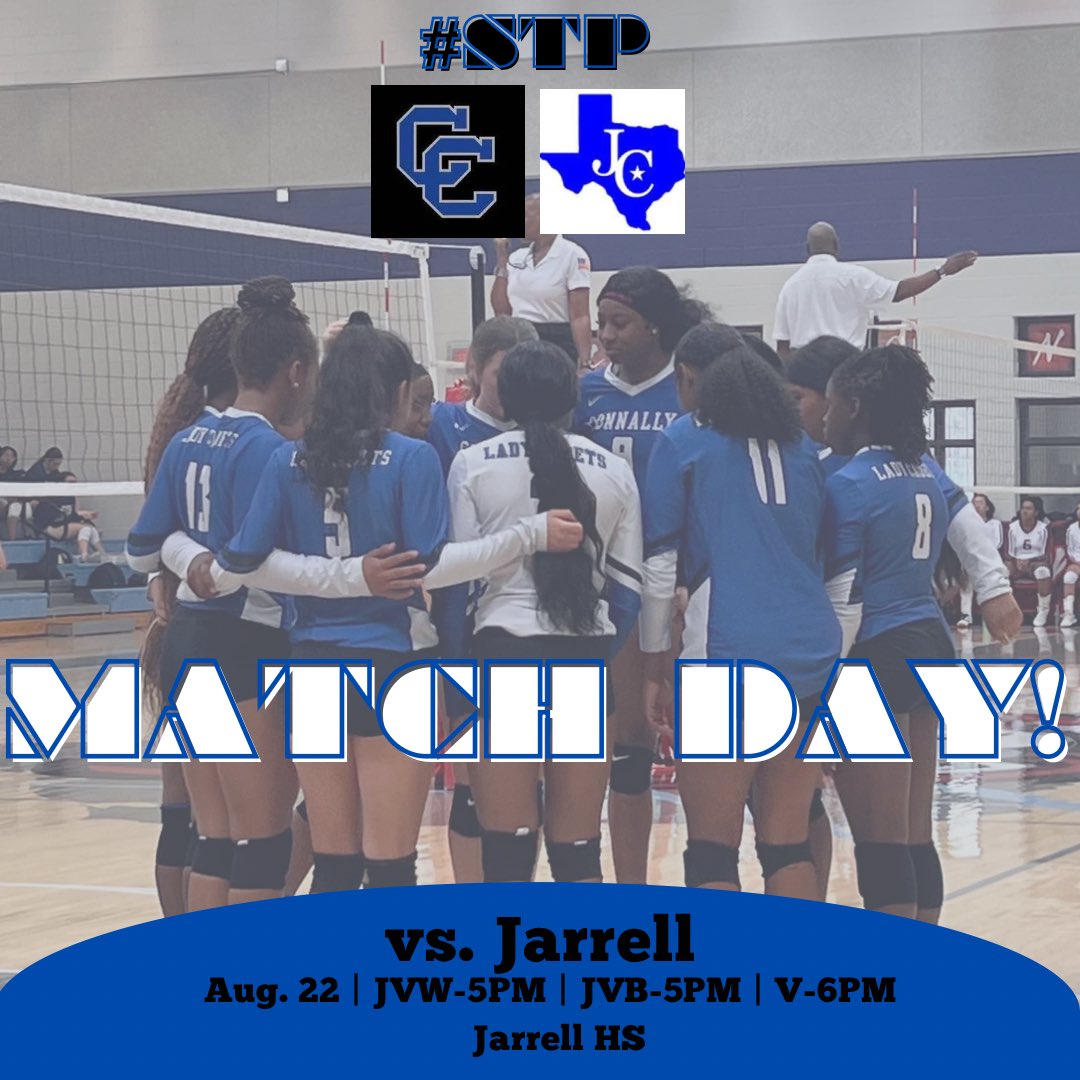 MATCH DAY💙💪🏽🏐 #STP
<a href="/MeghanPol_/">Meghan</a> <a href="/MinnittTynia/">Tynia “Nia” Minnitt</a> <a href="/jaijaimartinez5/">Braylen Martinez</a> <a href="/AubrianaCalder2/">Aubriana Calderon</a> <a href="/SerenityCade/">Serenity Cade-Williams</a> <a href="/AL15E_78/">alise</a> <a href="/_katrinaaa11_/">Katrina Greer 🤍.</a> <a href="/CyncereMcdonald/">Cimein2024</a> <a href="/gabbyjohnsonvb/">gabriella Johnson</a> <a href="/EyannaAmos/">E’Yanna Amos</a> <a href="/CGeordon/">Geordon C</a> <a href="/GAlejo/">Gracie Alejo 🦈</a> 
<a href="/reeeeeupppppp/">Coach Snell 2.0</a>  <a href="/chandlersharp13/">Chandler Sharp</a> <a href="/rearee_/">Coach Reed</a> <a href="/GerikTerry/">Terry Gerik</a> <a href="/CCadetAthletics/">Connally Athletics</a> <a href="/ConnallyISD/">Connally ISD</a> <a href="/connally_hs/">Connally High School</a>
