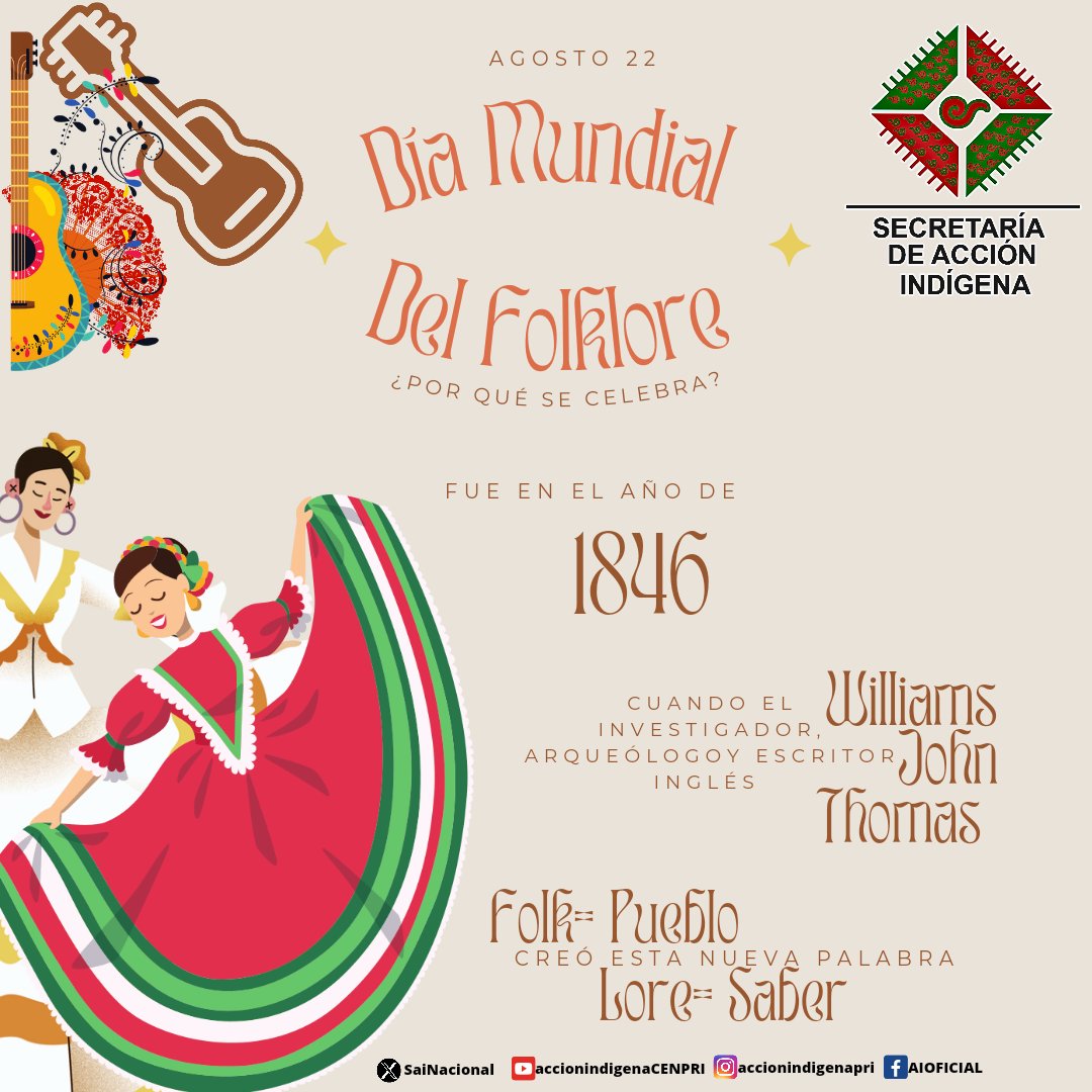 La <a href="/UNESCO/">UNESCO 🏛️ #Education #Sciences #Culture 🇺🇳</a> celebra con está fecha, la importancia de las culturas ancestrales a través de sus danzas, de los colores de los textiles, de la forma en la que los elaboran y el significado que cada detalle tiene para los diferentes Pueblos Originarios del Mundo.