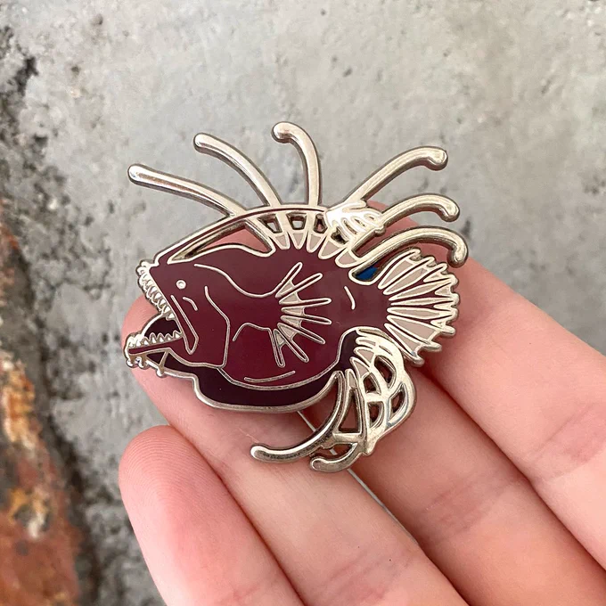 Deep sea anglerfish pins  