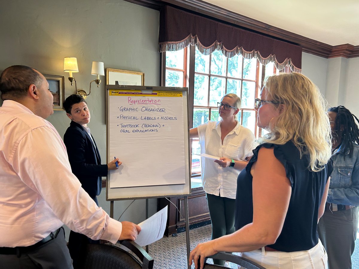 EdLeadHER's tweet photo. Universal Design for Learning today! Thank you Heather for leading such an engaging session! #UDL #MTSS #TierI https://t.co/IoAtv0UjPU
