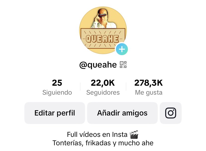 QUEAHE's tweet photo. Hoy llegamos a 3k seguidores en Instagram y 22k en Tiktok.

Esto era impensable hace un año, cuando empezamos a grabar de nuevo después de 9 años. O hace casi 4 meses, cuando subimos el Ep1 de Barman🤪

Muchísimas gracias gente!!🙏🏻🥹  

Seguiremos dando contenido der weno🤟🌝 https://t.co/a0ESYZSFI0