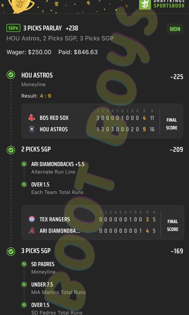 bootboyspicks's tweet image. 🚨🚨Free Twitter Lotto🚨🚨

⚾️⚾️After taking a few days off the Boot Boys are back in action tonight⚾️⚾️

Following last nights sweaty builder we have a lotto we’re playing today. See the play below ⬇️⬇️

#GamblingTwiitter #sportsbet #MLB #bootboys