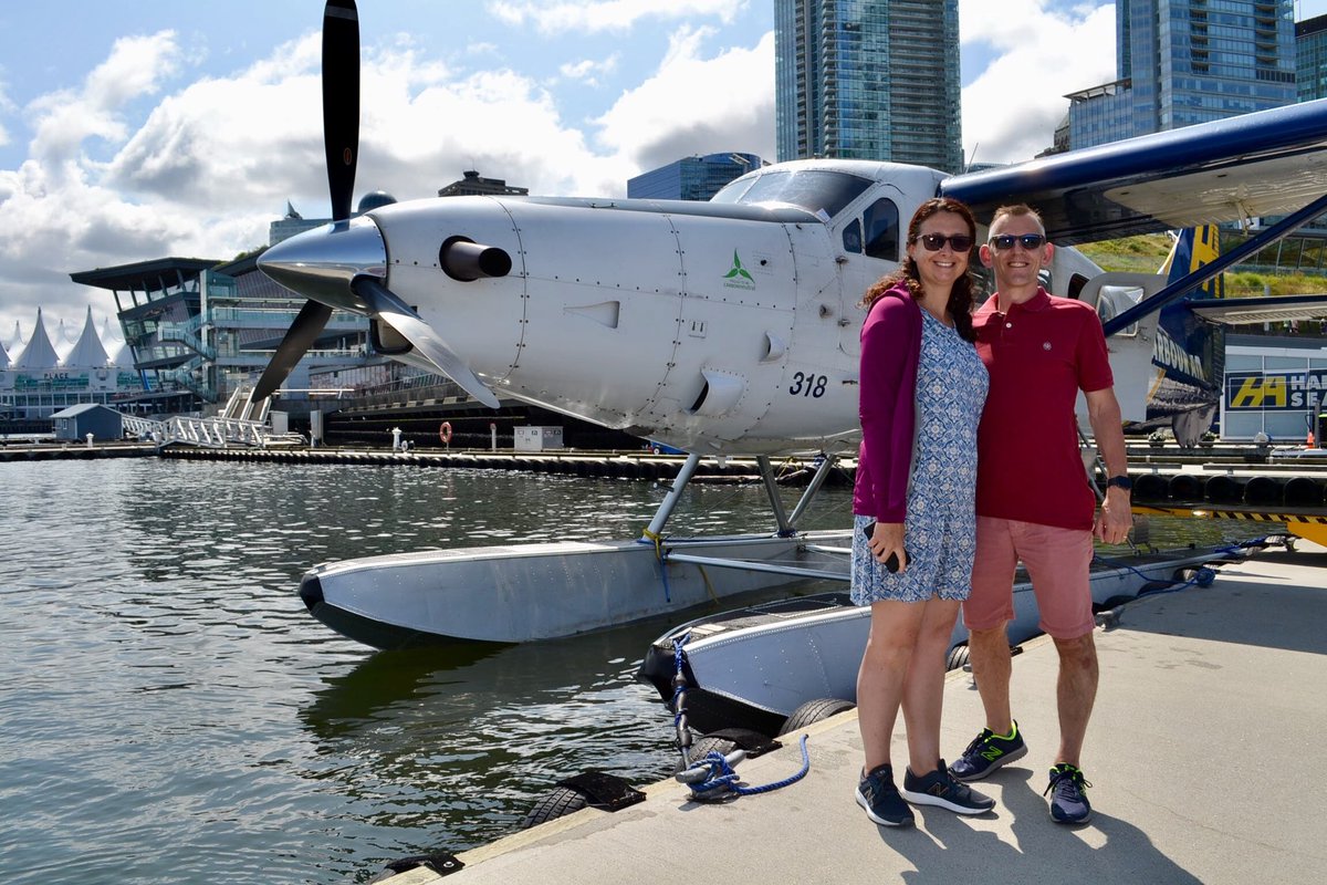 sambridge61's tweet photo. @gabrielladriver @HarbourAirLtd Awesome experience, you’ll love it. I was lucky to sit up front as it was my 50th https://t.co/N4c0EXPtDp