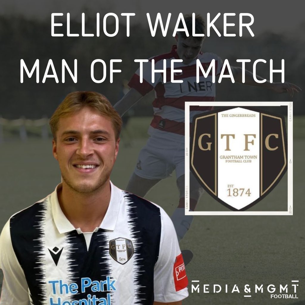 PointOne_mgmt's tweet photo. Well done to Elliot Walker who picked up the man of the match award in tonight’s win against Stokesbridge Park Steels🙌
Well done Elliot!
#elliotwalker #football #mediamgmt #mediamgmtfootball #mediamgmtfamily #mediamgmtgroup #granthamtown https://t.co/ByYHJtRE9K