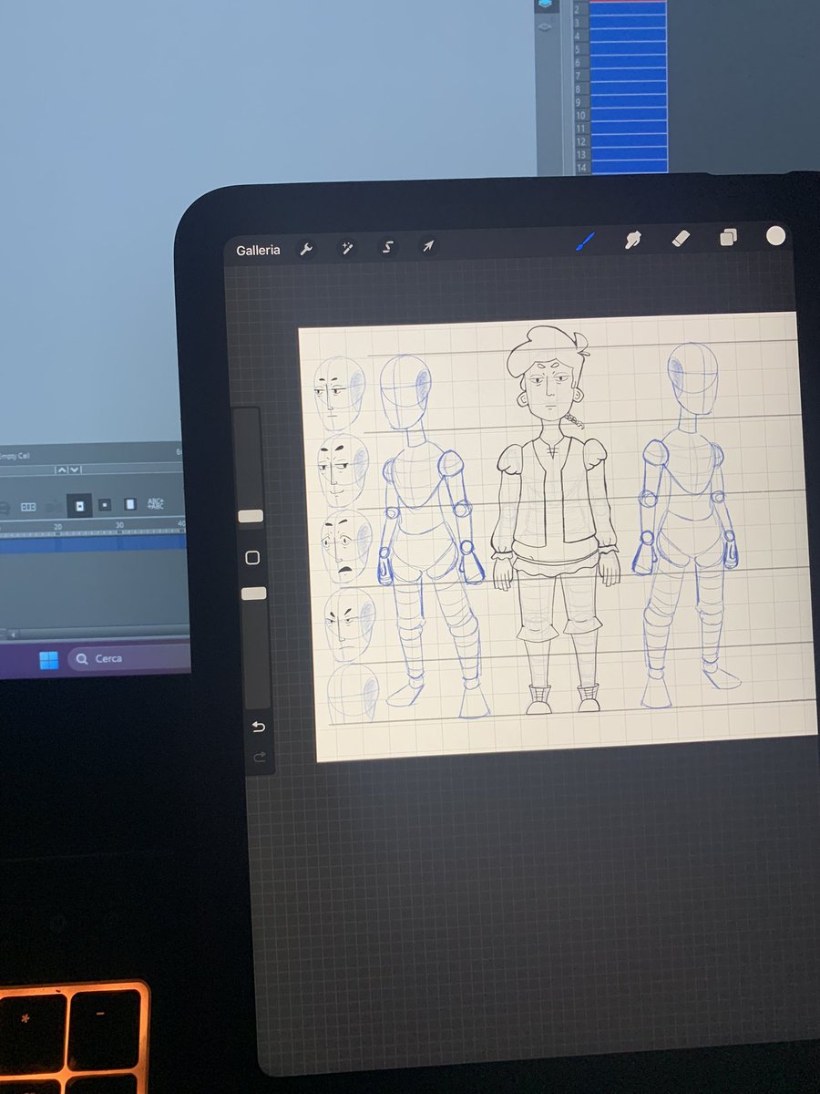 Well after the map tonight need to do some some work on the main character ✏️

Still not 100% satisfied of shape but we can improve 🤔

#indiedev #gamedev #welcometomedaria #indiegamedev