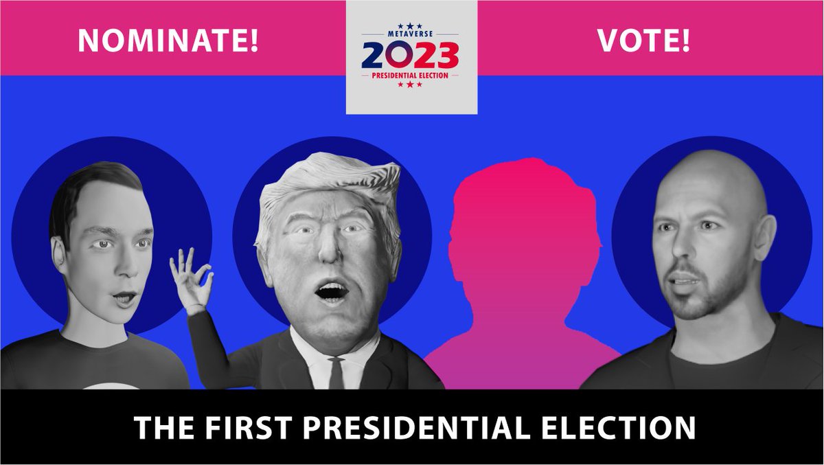 The First Metaverse Presidential Election tweet media