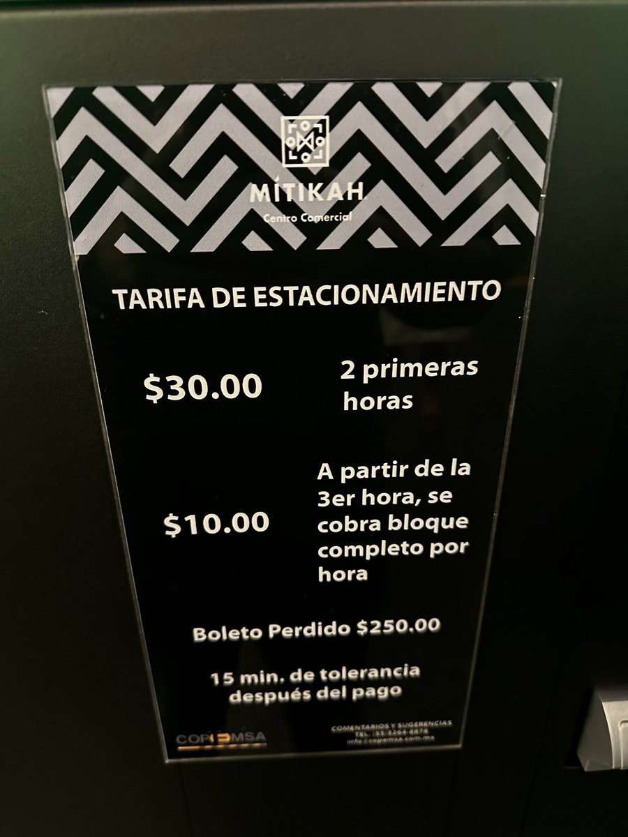 Ro2891's tweet photo. @MafaPic66 @dannurbina @Perisur Aquí los precios de  @MitikahCdmx @MitikahMall. Lo único que generas @Perisur es que mejor vayamos a otras plazas! https://t.co/fuXsp9NzkL