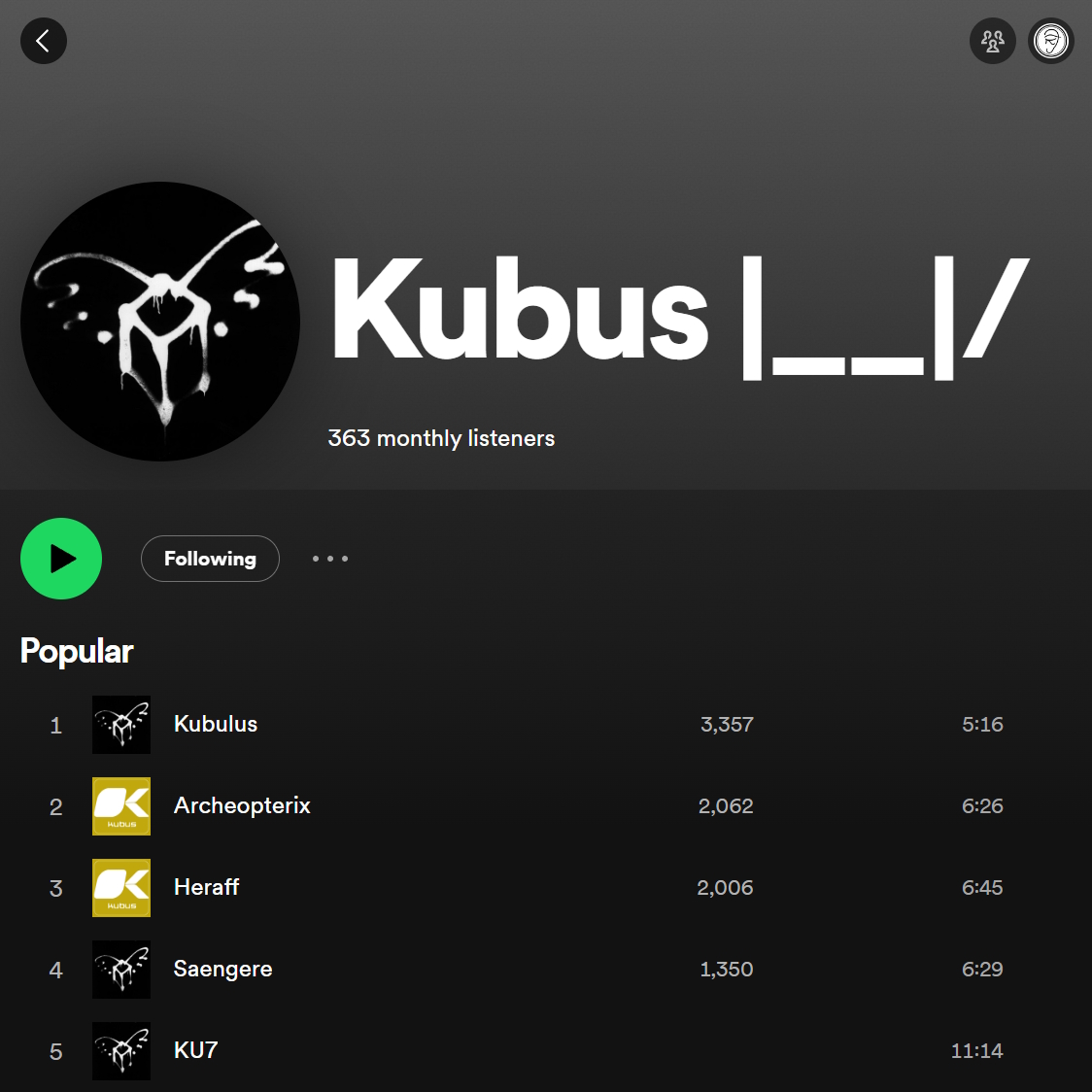 seehear_it's tweet photo. ELECTROACOUSTICDANCEJAZZGROOVES by Kubus |__|/ now with 363 monthly listeners on #Spotify :-)
https://t.co/twNVKPiujB
and on #Deezer
https://t.co/NhkeagIczy
Enjoy to https://t.co/HjuxbFf3Hs !
#Jazz #fusion #acoustic #groove #livemusic #electronic #Switzerland #Kubus #seeHear https://t.co/cwRulV22vJ