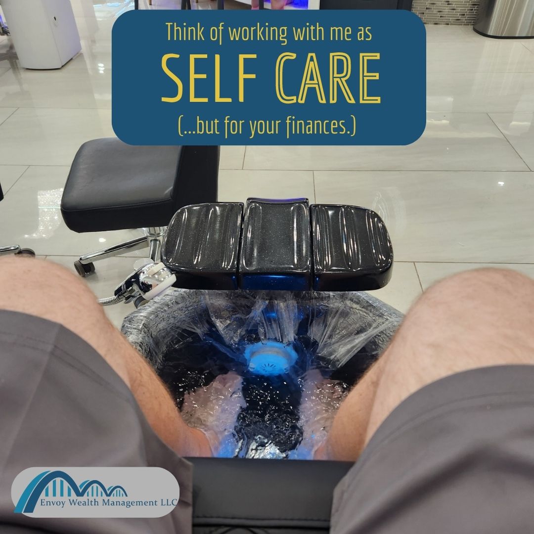 EnvoyWealth's tweet photo. Got a pedicure recently. I usually avoid this kind of self-care.

Is this how you view getting help with your finances? You know it would benefit you but you hesitate and make excuses not to, at your own peril.

Push those excuses aside and get your money the self-care it needs! https://t.co/6HQ6mMCF22