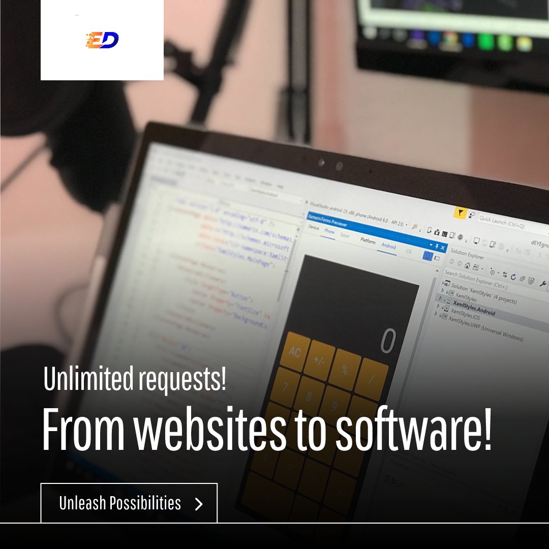 EverDevdotco's tweet photo. From Websites to Software: EverDev transforms concepts into reality.
Explore our diverse portfolio of digital solutions and experience the innovation that sets us apart. Discover the breadth of possibilities today! ππΌ
#EverDevSolutions #WebsitesToSoftware #webdev #ai https://t.co/yjmZ9CeUGB